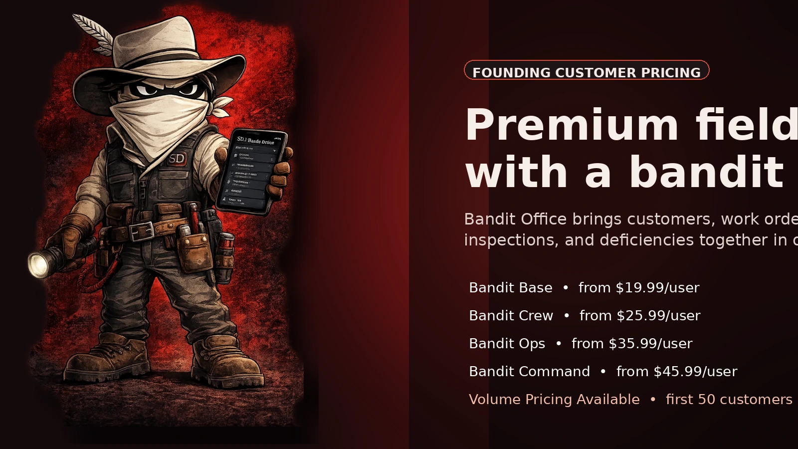 Bandit Office signup